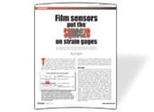 Film Sensors: Advantages Over Strain Gages