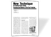 New Technique For Ensuring Proper Forming Processes And Validation In Steel Pipe Production
