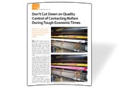 Enhance Roller Quality Control in Economic Downturns