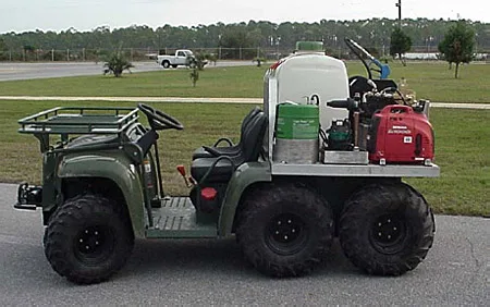 Figure 2.2.1: Side view of the 14 gpm FRE vehicle with optional equipment. figure 2.2.1