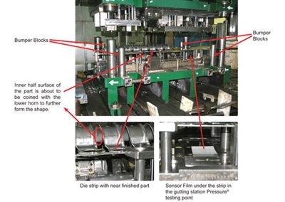 die components and bumper blocks