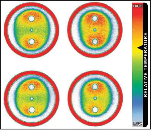 Figure 1: Thermex® temperature distribution film enhanced by Topaq analysis