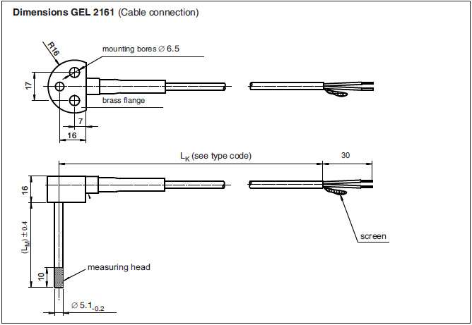 temperature sensor gel 2161 cable connection Temperature sensor gel 2161 cableconnection - Lenord & Bauer Rail Speed Sensors and Rotary Pulse Encoders