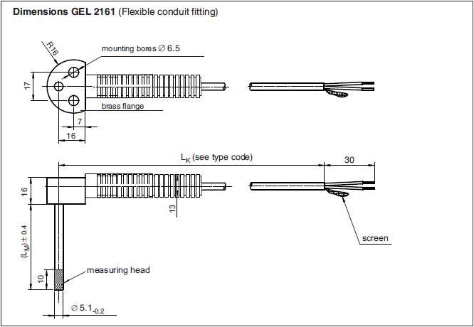 temperature sensor gel 2161 flexible conduit fitting Temperature sensor gel 2161 flexible conduit fitting - Lenord & Bauer Rail Speed Sensors and Rotary Pulse Encoders
