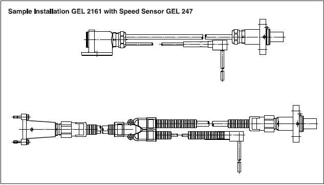 Temperature Sensor 2161 installation drawing Temperature Sensor 2161 Installation Drawing - Lenord & Bauer Rail Speed Sensors and Rotary Pulse Encoders