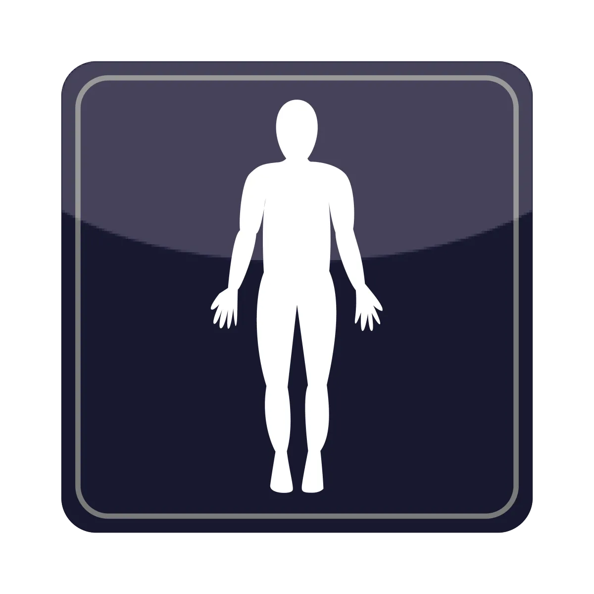 Human body interface icon